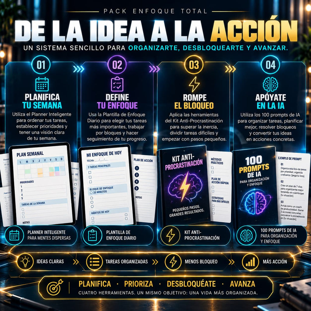 Pack Enfoque Total para Mentes Dispersas