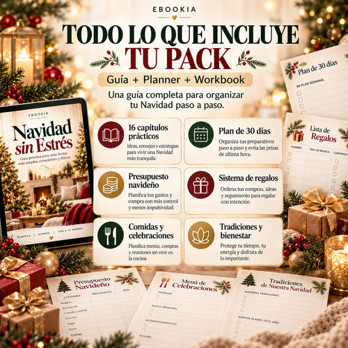 Navidad sin Estrés — Guía práctica + Planner + Workbook